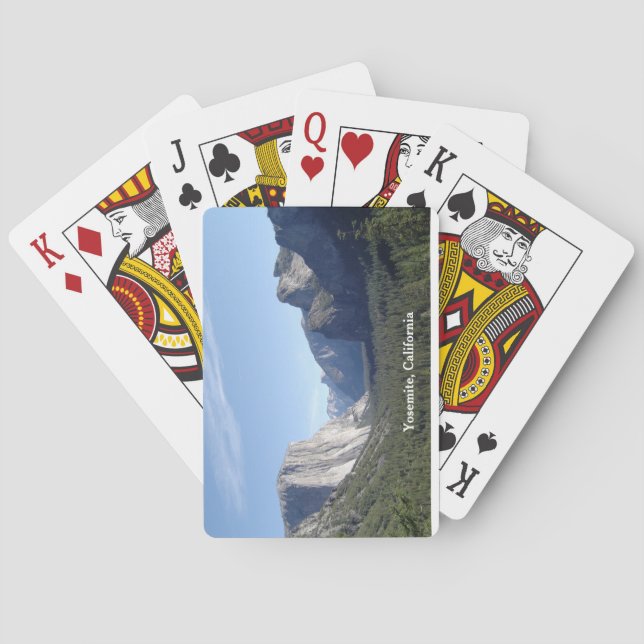 California | Yosemite National Park Photo Playing Cards (Back)