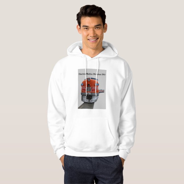 California Zephyr Locomotive Hoodie (Front Full)