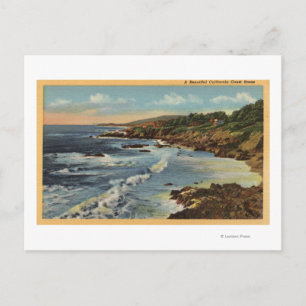 CaliforniaBeautiful Californian Coastal Scene Postcard