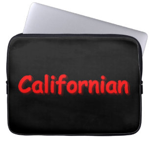 "Californian " Cute Design. Buy Now Laptop Sleeve