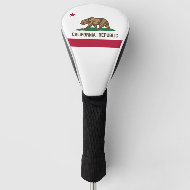 Californian flag, American state flag Golf Head Cover (Front)