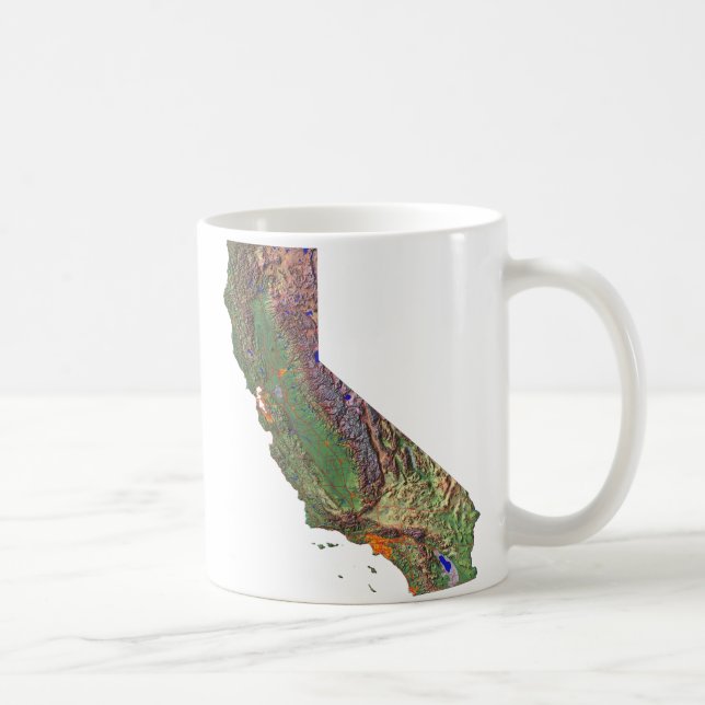 Californian Flag + Map Mug (Right)
