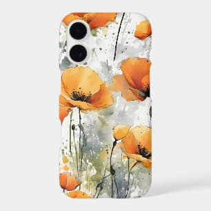 Californian poppy - Watercolor flowers