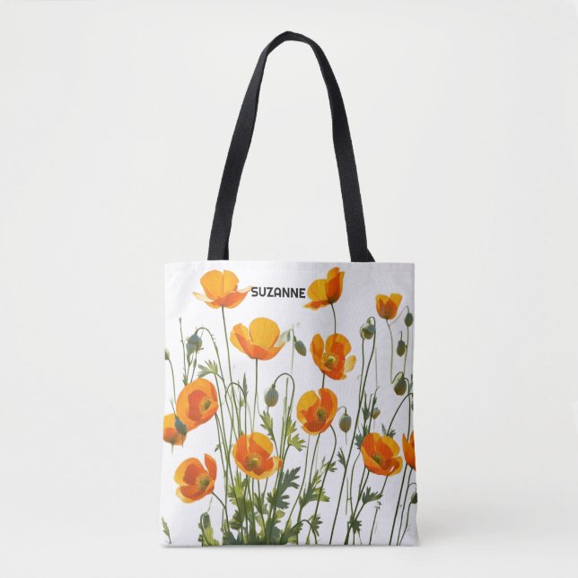 Californian/Welsh Poppies. Mother's Day gift Tote Bag (Front)