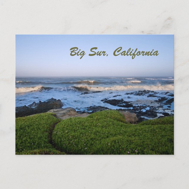 California's Big Sur coast at dawn Postcard (Front)