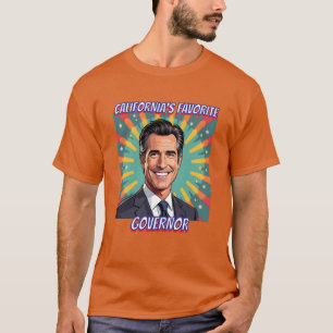 California's Favourite Governor   Gavin Newsom T-Shirt