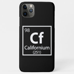 Californium - California Science Periodic Table Case-Mate iPhone Case