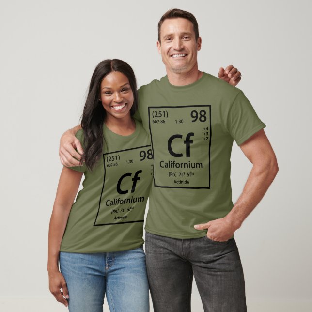 Californium Element (black) T-Shirt (Unisex)