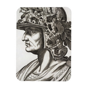 Caligula Caesar (12-41 AD), 1596 (engraving) Magnet