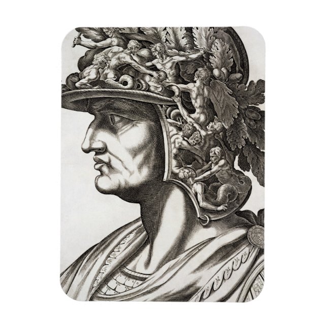 Caligula Caesar (12-41 AD), 1596 (engraving) Magnet (Vertical)