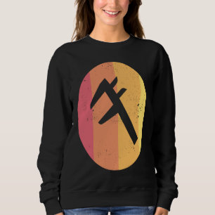 Caliper  Distressed Retro Engineer's Tool Sweatshirt