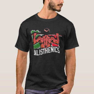 Calisthenics Athlete Italy Flag Fitness Street Wor T-Shirt