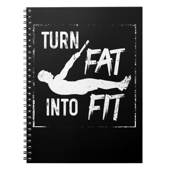 Calisthenics Bodyweight Training Quote Notebook (Front)