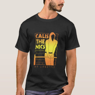 Calisthenics ghetto workout with bars T-Shirt