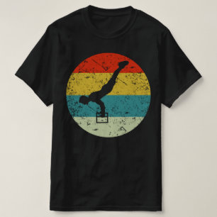 calisthenics retro vintage silhouette 70s T-Shirt