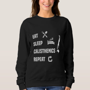 Calisthenics Self Weight Exercises Sports Fitness Sweatshirt