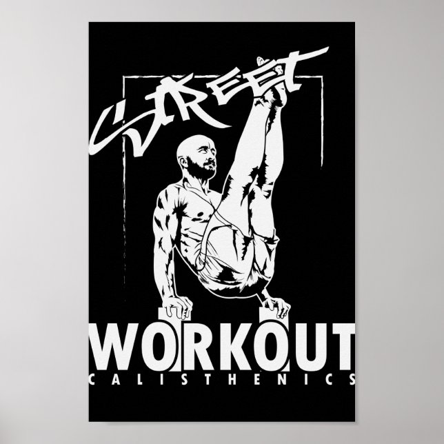 Calisthenics "Street Workout" Poster (Front)