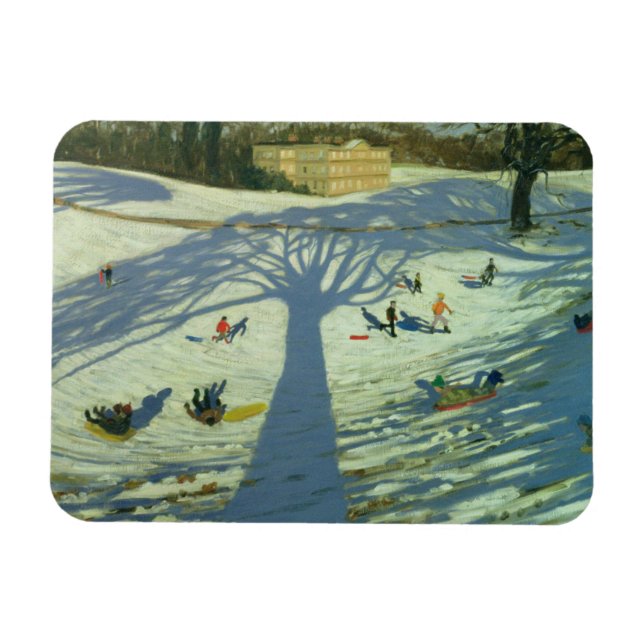 Calke Abbey House Winter 2002 Magnet (Horizontal)