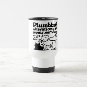 CALL A PLUMBER TRAVEL MUG