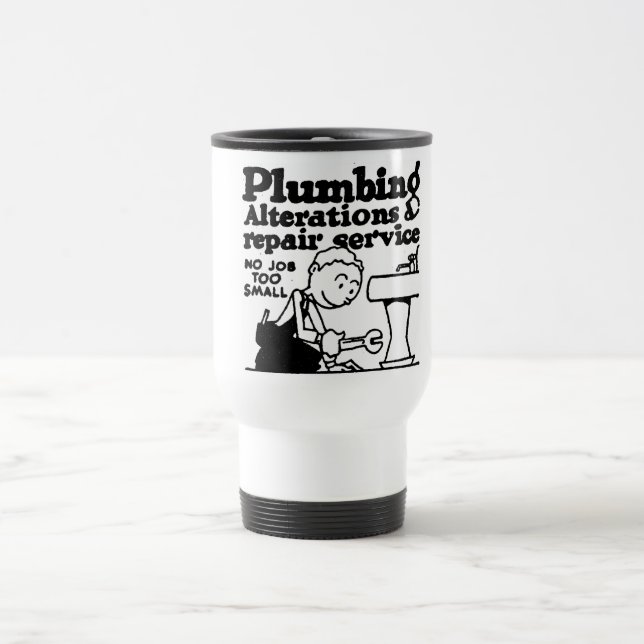 CALL A PLUMBER TRAVEL MUG (Center)