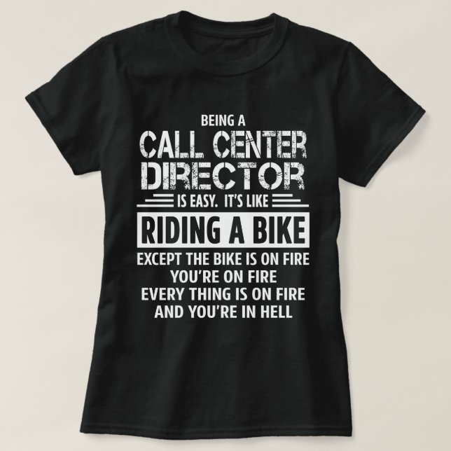Call Centre Director T-Shirt (Design Front)