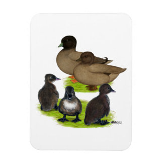 Call Duck Khaki Family Magnet