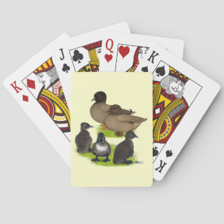 Call Duck Khaki Family Playing Cards