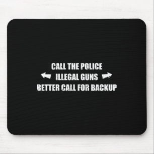 Call For Backup Funny Workout Gym Bodybuilding Bic Mouse Pad