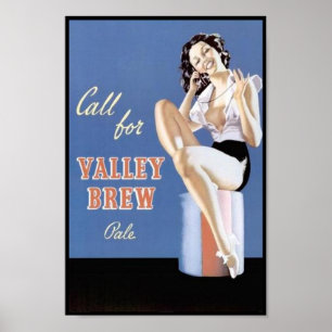 Call for Valley Brew Pale Poster