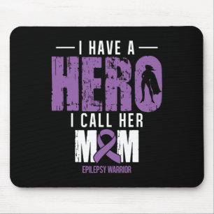 Call Her Mum- Epilepsy Awareness Gifts Support Rib Mouse Pad
