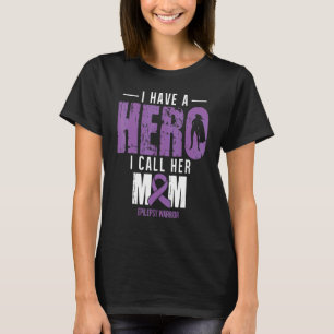 Call Her Mum Epilepsy Awareness Supporter Ribbon T-Shirt