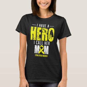 Call Her Mum Spina Bifida Awareness Supporter Ribb T-Shirt