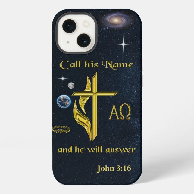 Call his name iPhone case (Back)