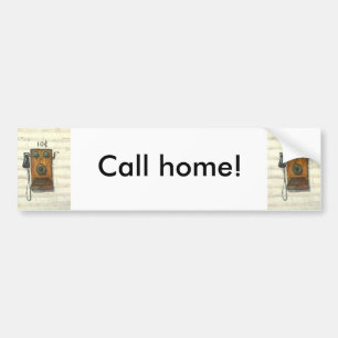 call home bumper sticker
