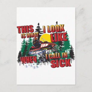 CALL-IN-SICK POSTCARD