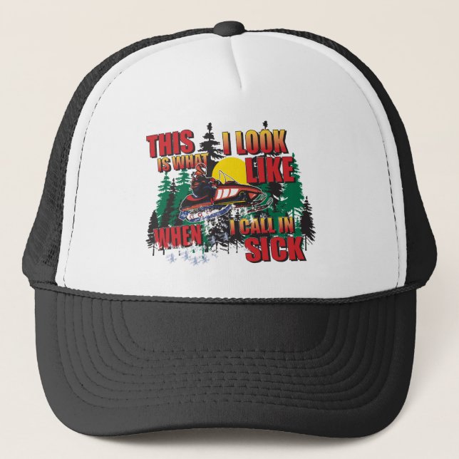 CALL-IN-SICK TRUCKER HAT (Front)