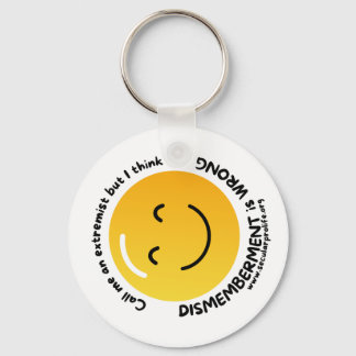 call me an extremist key ring