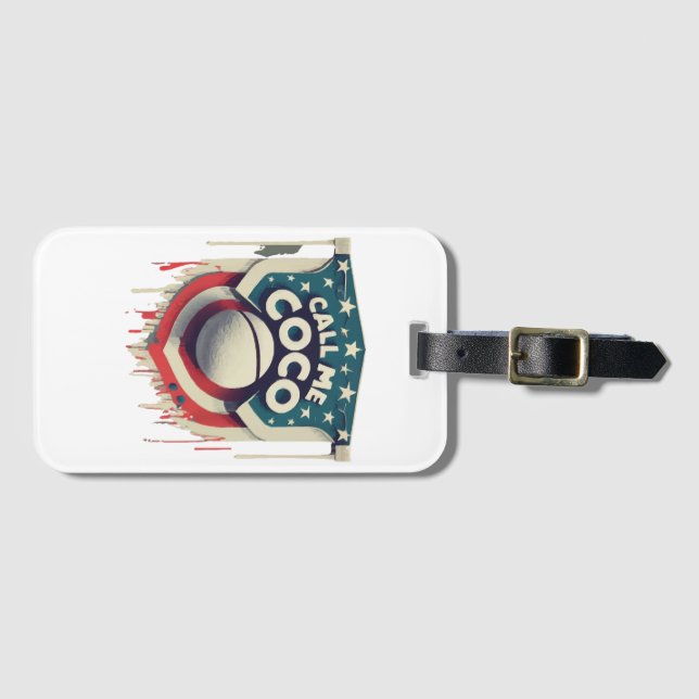 Call Me Coco Call Me Champion Luggage Tag (Front Horizontal)