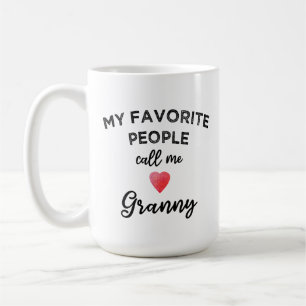 Call Me GRANNY Classic Americana Southern Grandma Coffee Mug