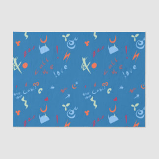 "Call Me Love" Pattern Tissue Paper
