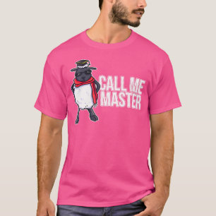 Call Me Master Graduation Sheep T-Shirt