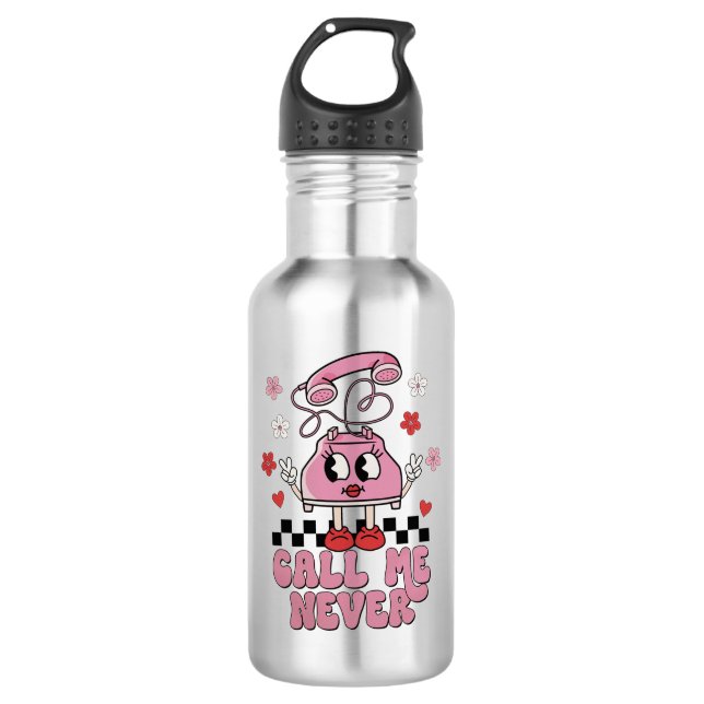 call me never 532 ml water bottle (Front)