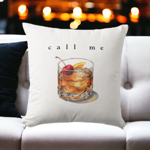 Call Me Old Fashioned Drink Cushion