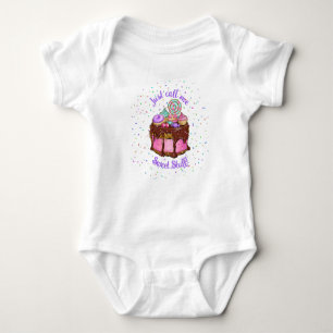 Call Me Sweet Stuff - Cake Cupcake Doughnuts Macar Baby Bodysuit