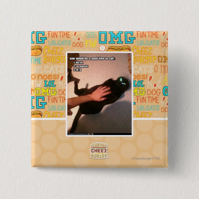 Call MIB 15 Cm Square Badge (Front)