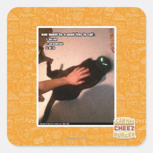 Call MIB Square Sticker