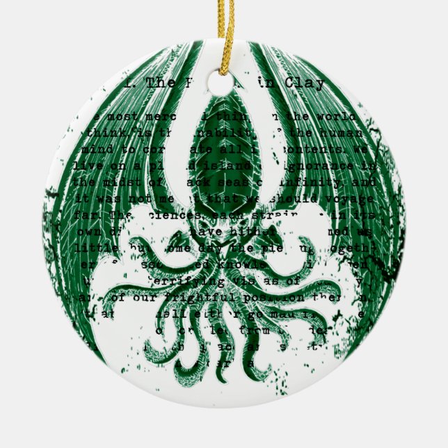 Call of Cthulhu Ceramic Tree Decoration (Front)