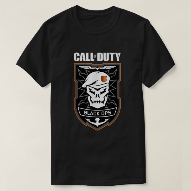 Call of Duty Black Ops 4 Badge  T-Shirt (Design Front)