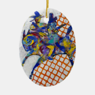 Call of the Heyoka Ceramic Tree Decoration