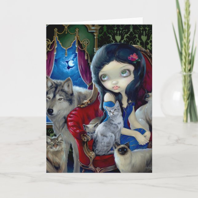 "Call of the Night" Greeting Card (Front)